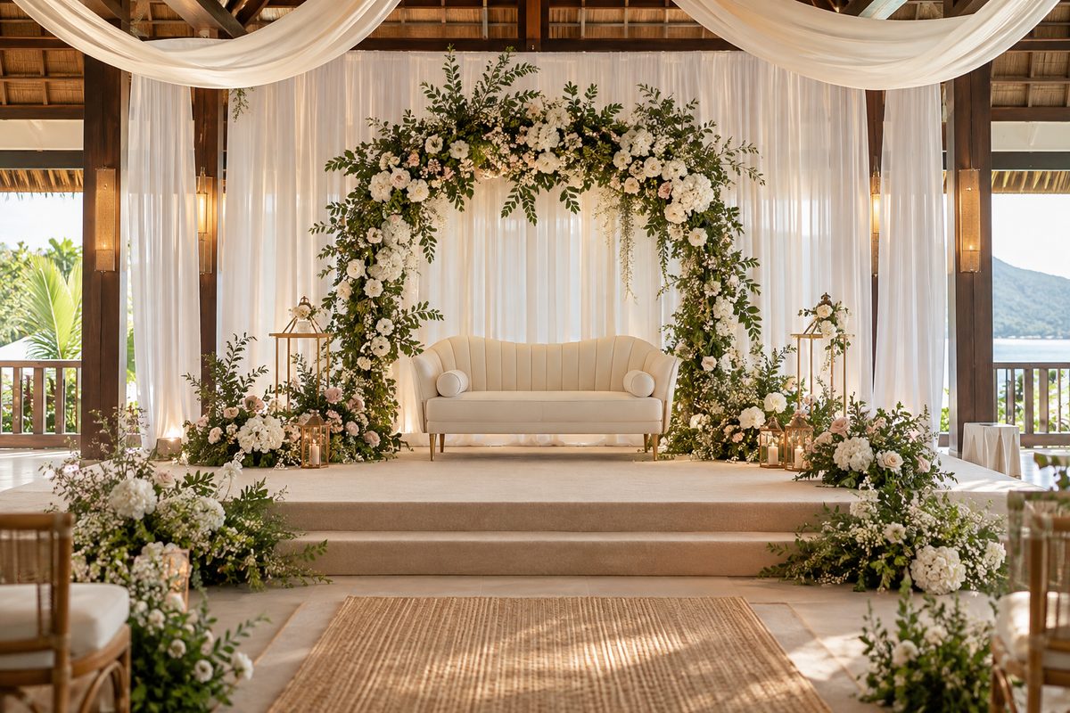 malay enchanting wedding decoration inspiration in Langkawi