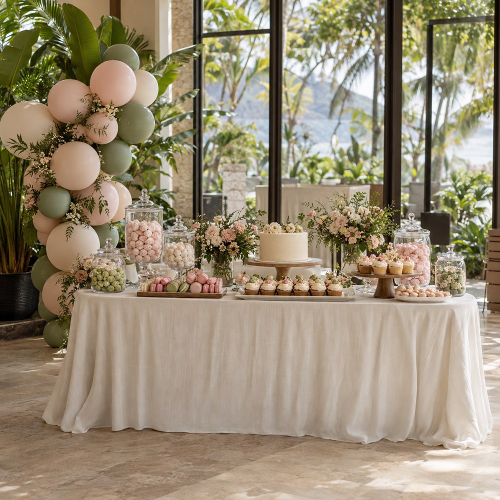 Candy buffet table decoration