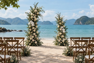 AI-created wedding inspiration &mdash; Wedding Arches in Langkawi: Floral Ideas for Your Ceremony